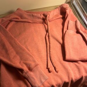 Coral crewneck sweatshirt women size S (run oversized)